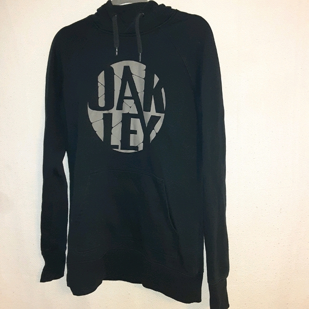 Oakley Navy Blue Hoodie; Medium